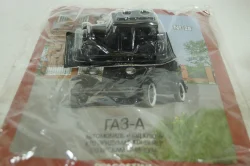 Газ-А, черный,  Автолегенды СССР №28 1:43 с журналом!