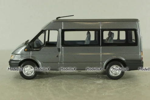 Ford Transit high roof 2000, grey, 89400, Minichamps 1:43