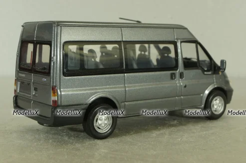 Ford Transit high roof 2000, grey, 89400, Minichamps 1:43