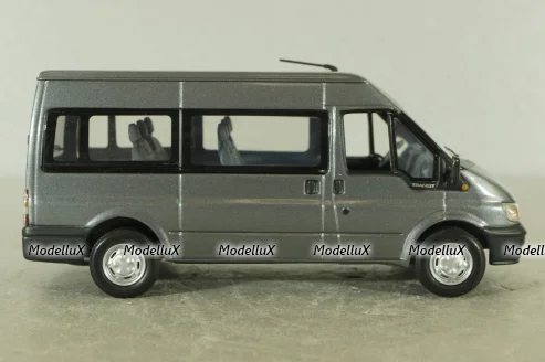 Ford Transit high roof 2000, grey, 89400, Minichamps 1:43