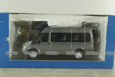 Ford Transit high roof 2000, grey, 89400, Minichamps 1:43