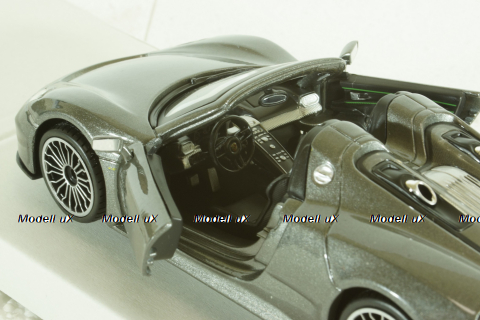 Porsche 918 Spyder 2010, grey, BU21076GR, Burago 1:24