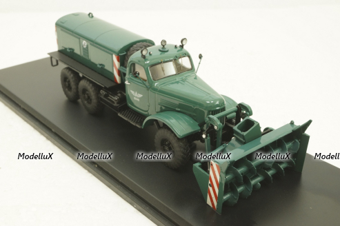 Д-470 Зил-157Е, шнекороторный снегоуборочный автомобиль, SSM1107, SSM 1:43