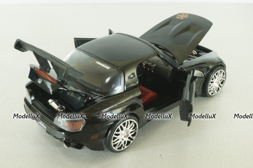 Honda S2000 Fast & Furious 1995, black, 99541,  Jada 1:24
