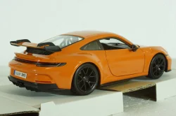 Porsche 992 GT3 Coupe 2021, orange, Burago 1:24