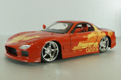 Mazda RX-7 Orange Julius' 1995 Fast & Furious (2003), orange, 30747, Jada 1:24