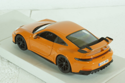 Porsche 992 GT3 Coupe 2021, orange, Burago 1:24