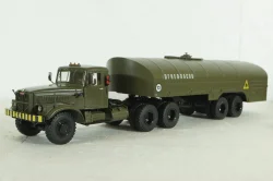 КрАЗ-258 с полуприцепом-цистерной ТЗ-22 (хаки), SSM7026, SSM 1:43