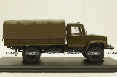 Газ-33081, хаки, SSM1156, SSM 1:43