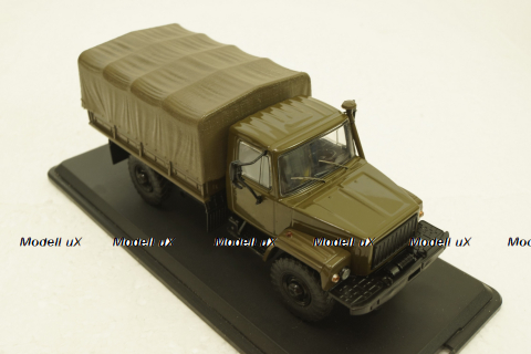 Газ-33081, хаки, SSM1156, SSM 1:43