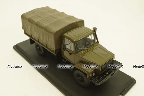 Газ-33081, хаки, SSM1156, SSM 1:43