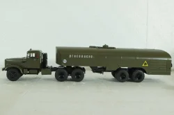 КрАЗ-258 с полуприцепом-цистерной ТЗ-22 (хаки), SSM7026, SSM 1:43