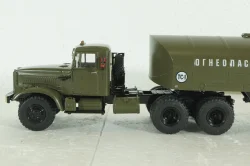 КрАЗ-258 с полуприцепом-цистерной ТЗ-22 (хаки), SSM7026, SSM 1:43