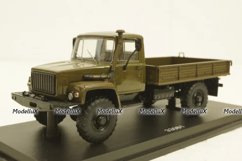 Газ-33081, хаки, SSM1156, SSM 1:43