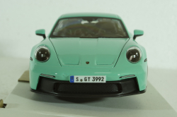 Porsche 992 GT3 Coupe 2021, mint green, BU21104MG, Burago 1:24