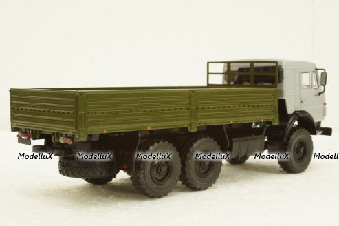 Камаз-53501 борт серо/зеленый, АвтоИстория 1:43