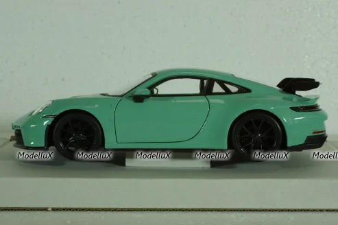 Porsche 992 GT3 Coupe 2021, mint green, BU21104MG, Burago 1:24