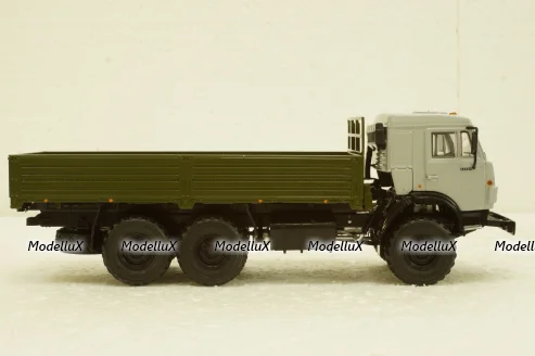Камаз-53501 борт серо/зеленый, АвтоИстория 1:43