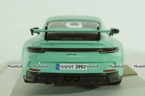 Porsche 992 GT3 Coupe 2021, mint green, BU21104MG, Burago 1:24