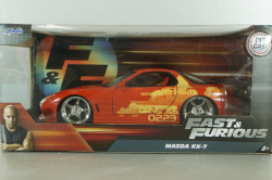 Mazda RX-7 Orange Julius' 1995 Fast & Furious (2003), orange, 30747, Jada 1:24
