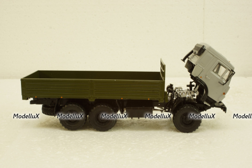 Камаз-53501 борт серо/зеленый, АвтоИстория 1:43