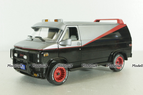 GMC Vandura 1983 from TV Series The A Team, 84072, Greenlight 1:24