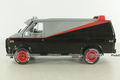 GMC Vandura 1983 from TV Series The A Team, 84072, Greenlight 1:24