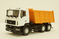 Маз-6501 самоскид білий/помаранчевий, АвтоИстория 1:43