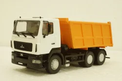 Маз-6501 самоскид білий/помаранчевий, АвтоИстория 1:43
