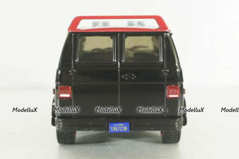 GMC Vandura 1983 from TV Series The A Team, 84072, Greenlight 1:24