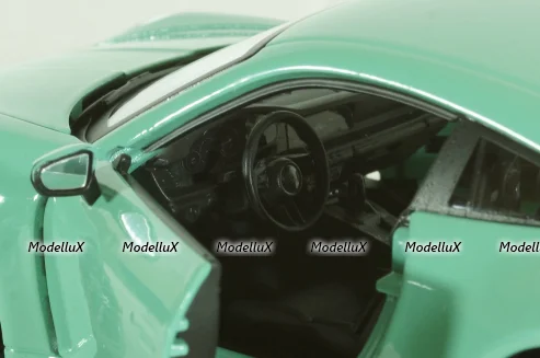 Porsche 992 GT3 Coupe 2021, mint green, BU21104MG, Burago 1:24