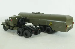КрАЗ-258 с полуприцепом-цистерной ТЗ-22 (хаки), SSM7026, SSM 1:43