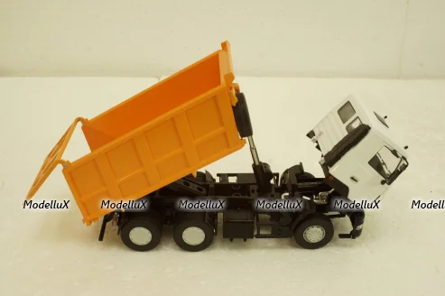 Маз-6501 самоскид білий/помаранчевий, АвтоИстория 1:43