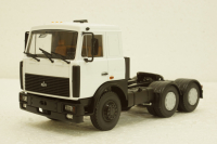 Маз-6422 тягач 1989г белый, АвтоИстория 1:43