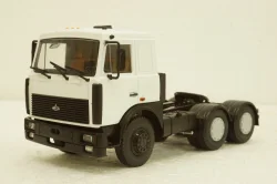 Маз-6422 тягач 1989г белый, АвтоИстория 1:43