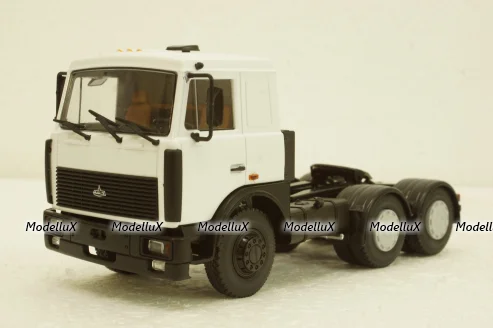 Маз-6422 тягач 1989г белый, АвтоИстория 1:43