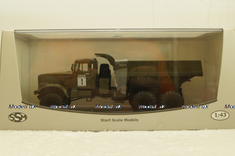 Краз-255Б, самосвал, хаки, SSM1181, SSM 1:43