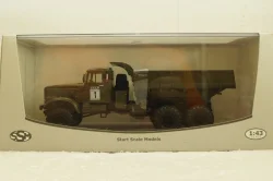 Краз-255Б, самосвал, хаки, SSM1181, SSM 1:43
