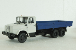 Зил-133Г40, бортовой, белый/синий, АвтоИсторя 1:43