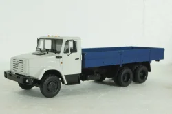 Зил-133Г40, бортовой, белый/синий, АвтоИсторя 1:43