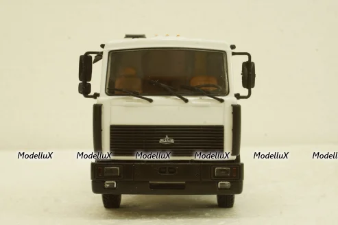 Маз-6422 тягач 1989г белый, АвтоИстория 1:43