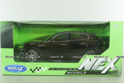 Maserati Levante 2016, black, WEL24078W-Black, Welly 1:24
