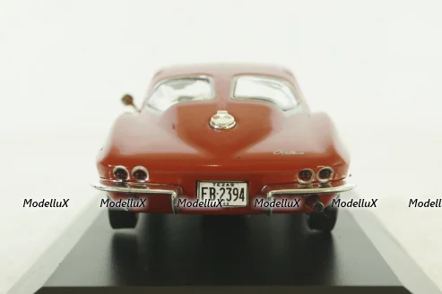 Chevrolet Corvette (C2) Sting Ray Coupe 1963, red, American Cars №4, Altaya 1:43