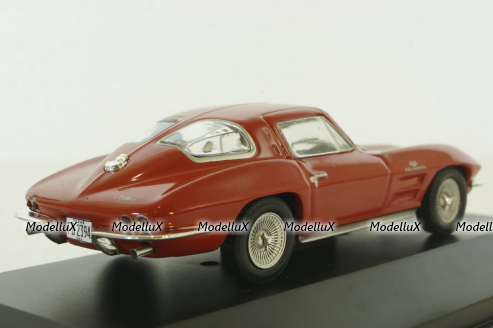 Chevrolet Corvette (C2) Sting Ray Coupe 1963, red, American Cars №4, Altaya 1:43