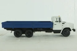 Зил-133Г40, бортовой, белый/синий, АвтоИсторя 1:43