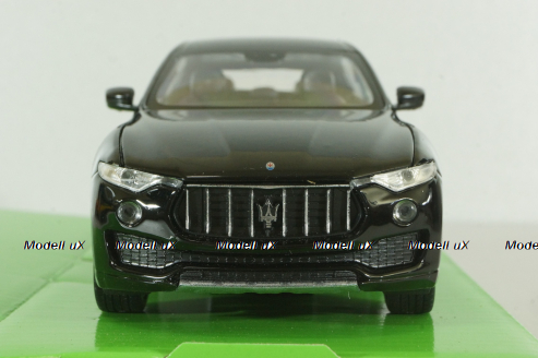 Maserati Levante 2016, black, WEL24078W-Black, Welly 1:24