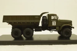 Краз-255Б, самосвал, хаки, SSM1181, SSM 1:43