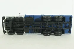 Зил-133Г40, бортовой, белый/синий, АвтоИсторя 1:43