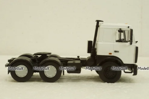Маз-6422 тягач 1989г белый, АвтоИстория 1:43