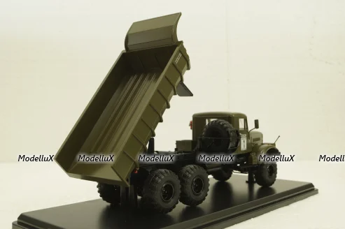 Краз-255Б, самосвал, хаки, SSM1181, SSM 1:43